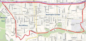 Rice Military/Washington Corridor Map