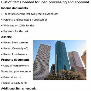 Loan Requirements