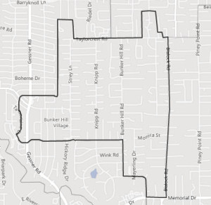 Bunker Hill Village Map