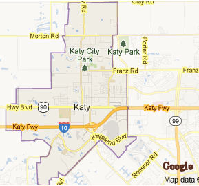 Katy Texas Map